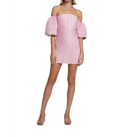 NEW L'IDEE sirene sleeveless mini dress in pink - Picture 1 of 4